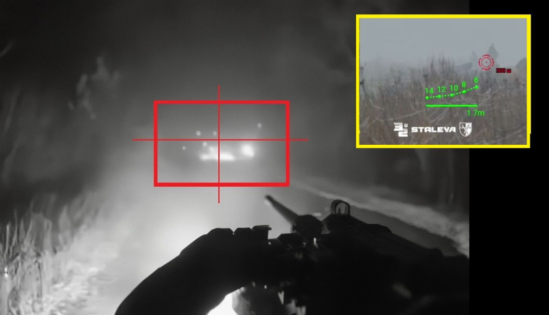 Украинский боевой робот в действии