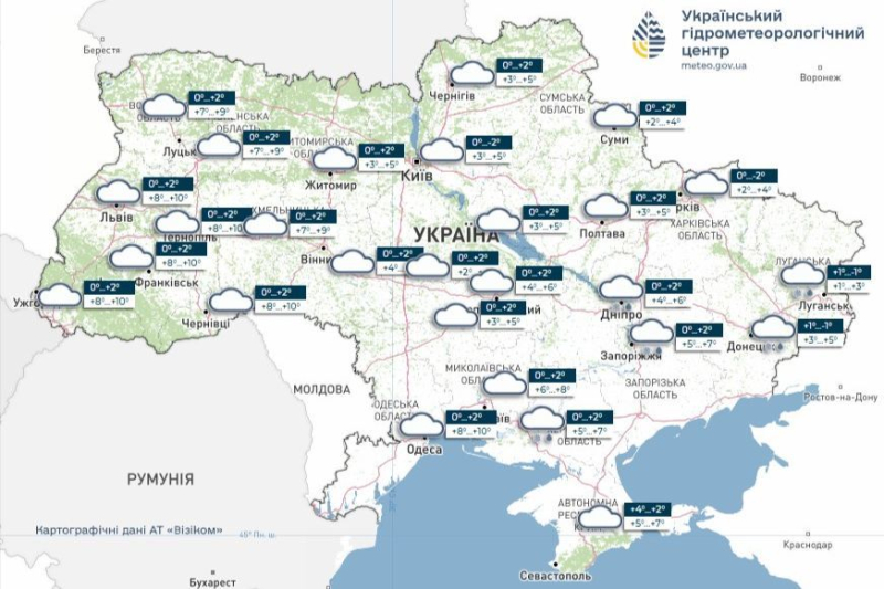 Весенний щит: Как европейский антициклон защищает Украину от непогоды
