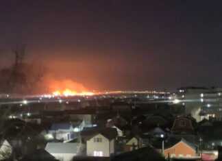 Украинские дроны атаковали стратегический газовый порт в Темрюке