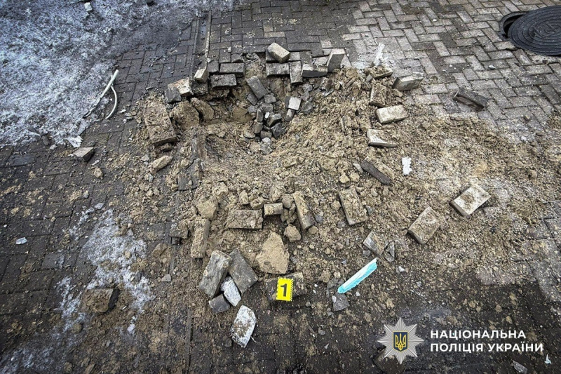 Разрушения в результате российской атаки