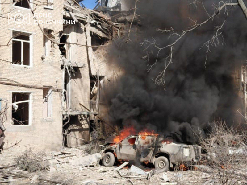 Последствия российской атаки на мирные территории Украины