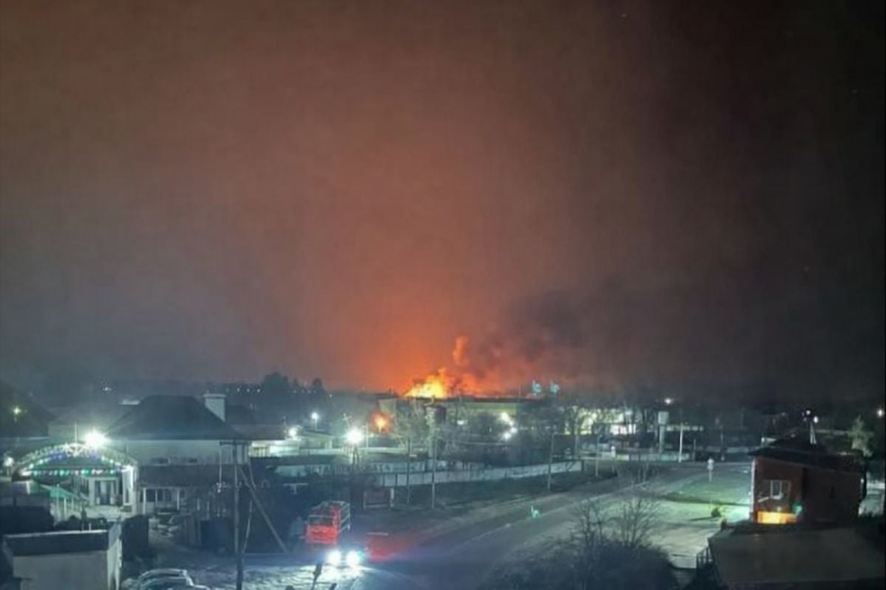 Повторный удар по ВСУ по крупному нефтяному хабу РФ: после атаки горит объект в Тихорецке