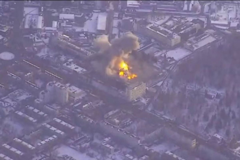 Удар по заводу 