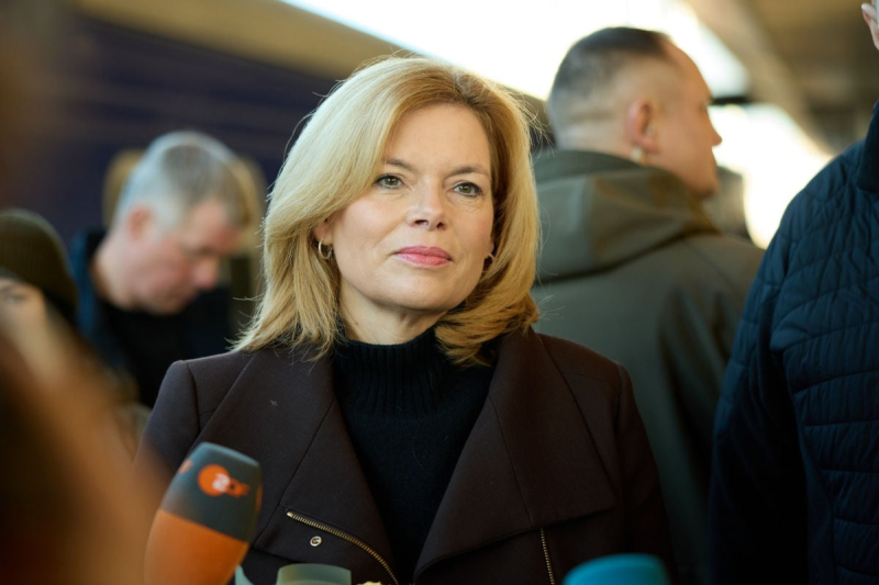 Визит главы Бундестага Юлии Клекнер в Киев