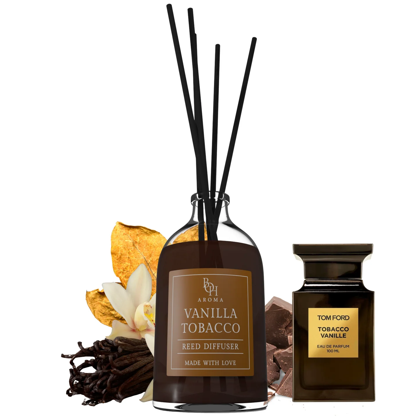 Елегантний аромадифузор з паличками в сучасному інтер'єрі