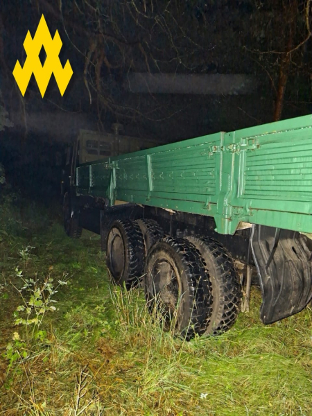 Результаты подрыва военного грузовика