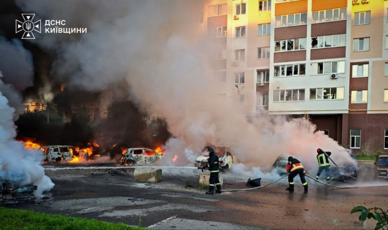 Ликвидация пожаров в Киевской области