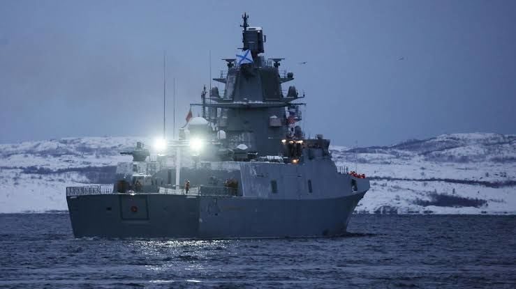 Российский фрегат «Адмирал Горшков» в Балтийском море