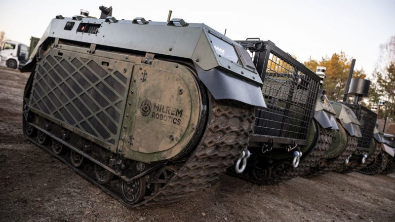 Пожар на заводе Milrem Robotics