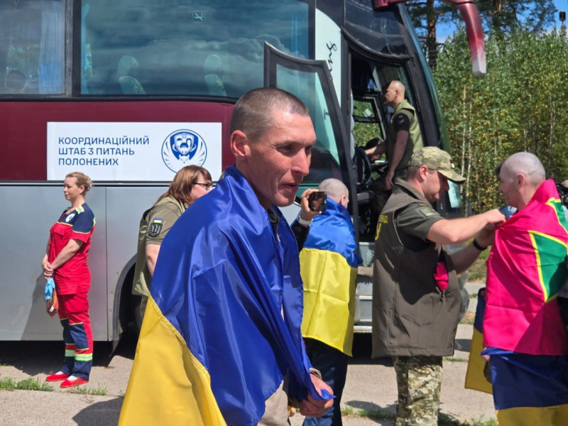 В Украину вернулись 103 защитника из российского плена