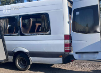 FPV-дрон атаковал пассажирский автобус на Украине: погибли 5 человек, 7 ранены