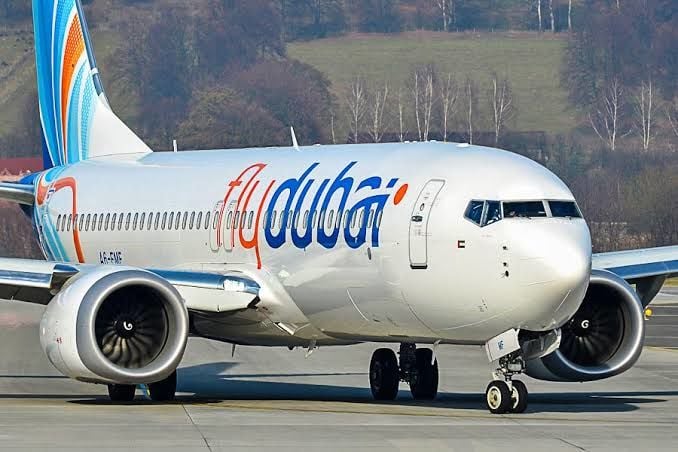 Кадры из салона самолета Flydubai