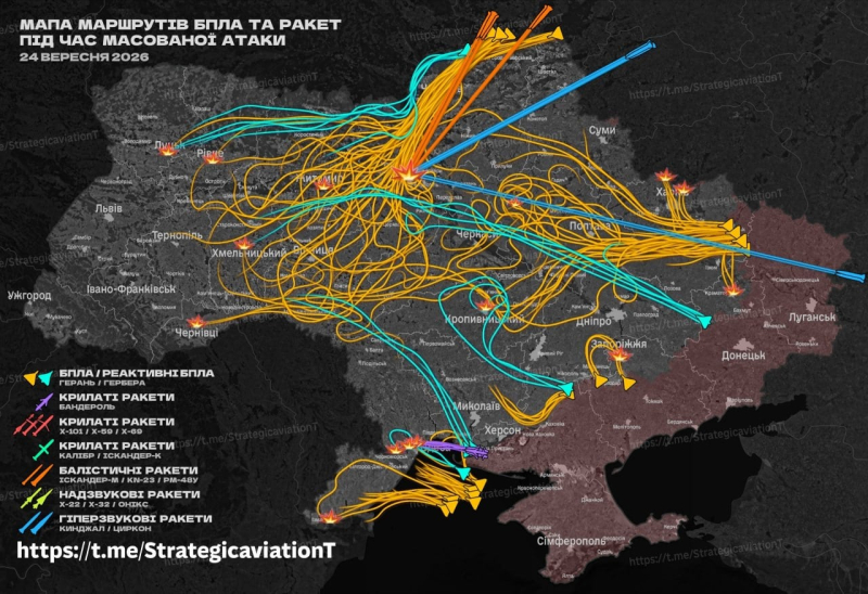 РФ терроризировала Украину 282 БПЛА и баллистикой – в семи регионах есть жертвы и разрушения