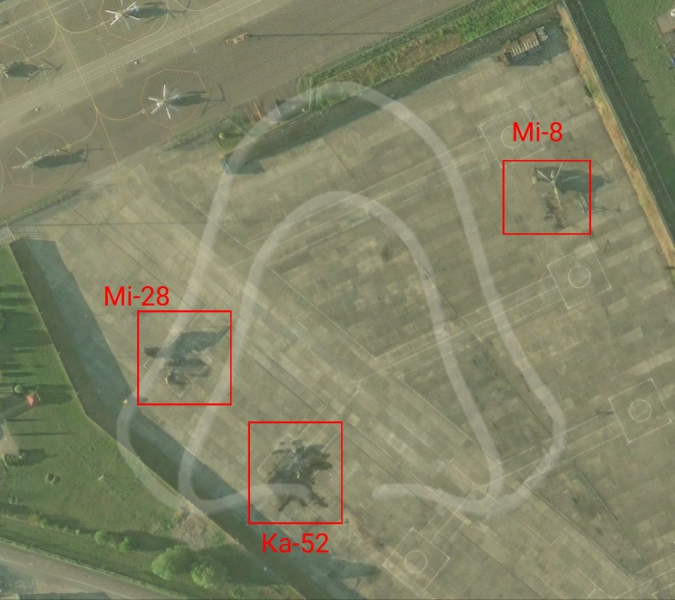 Спутники из космоса показалим уничтожение российских Ка-52 и Ми-28 на аэродроме в Сочи