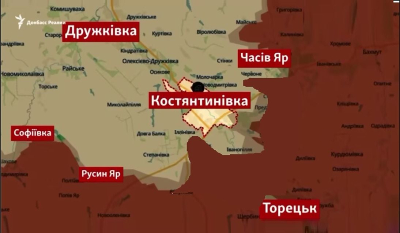 ВСУ стабилизировали ситуацию в Константиновке, россиян в городе зачистили – СМИ