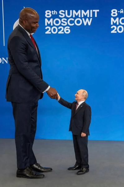 Фото Путина с президентом Мозамбика стало поводом для насмешек