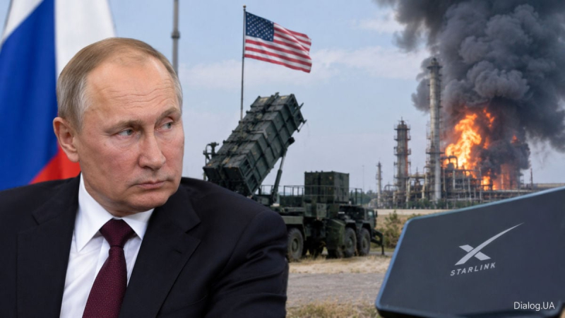 Путин спровоцировал Украину на удары по НПЗ: США предлагали Starlink и Patriot, но Кремль был против