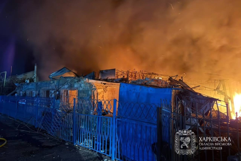 Разрушения в Харьковской области