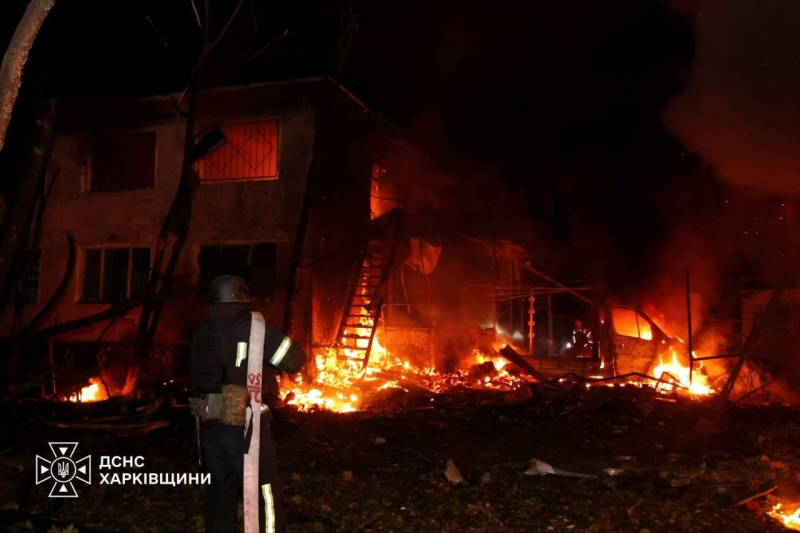 Последствия ударов в Харькове