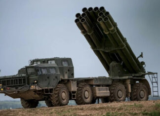 ГУР показал, как три дрона-камикадзе уничтожили ‘российский HIMARS’ – РСЗО ‘Торнадо-С’