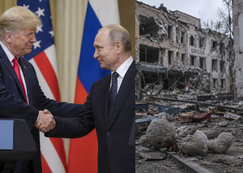 Трамп благодарит Путина в то время как российские ракеты бьют по больницам и школам Украины