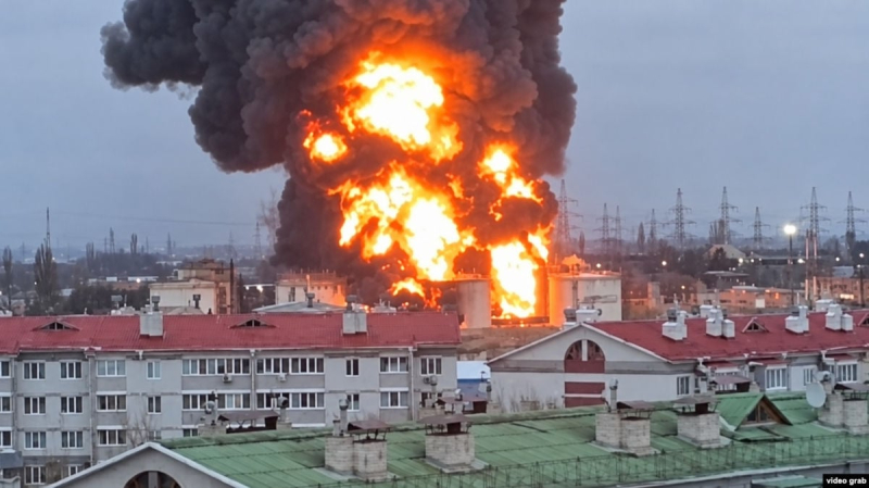 Украина нанесла удар по Белгороду – появилось видео большого пожара